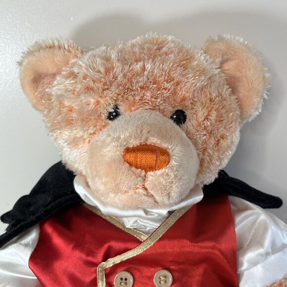 Build-A-Bear Workshop Vampire Teddy Bear Plush Halloween Dracula Costume Toy - Picture 3 of 11